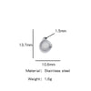 Stainless Steel Marine Series Shell Conch Sea Star Jewelry Accessories Pendant With Electroplating