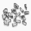 Stainless Steel Melon Buckle Golden Glossy Embossed Diy Necklace Accessories Electroplated
