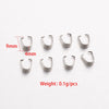 Stainless Steel Melon Buckle Jewelry Accessories Diy Handmade Pendant Button Interface With Electroplating