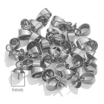 Stainless Steel Melon Buckle Pendant Jewelry Electroplated Gold Handmade Diy Accessories