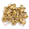 Stainless Steel Melon Shaped Buckle Pendant Jewelry Accessories With Electroplating