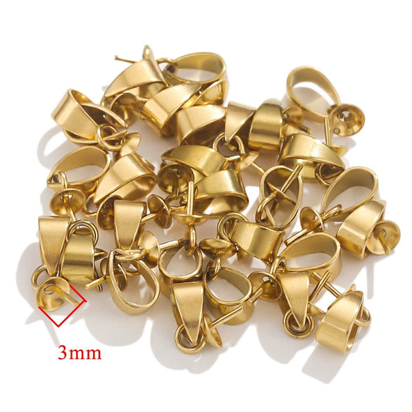 Stainless Steel Melon Shaped Buckle Pendant Jewelry Accessories With Electroplating