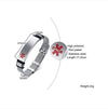 Stainless Steel Mesh Curved Laser Engraved Electroplated Fashion Bracelet