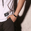 Stainless Steel Mesh Curved Laser Engraved Electroplated Fashion Bracelet