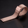 Stainless Steel Milanese Watch Strap With Buckle Geometric Style For Smart Watches
