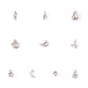 Stainless Steel Mini Electric Throw Pendant Marine Series Shell Whale Cartoon Animal Diy Jewelry Accessories