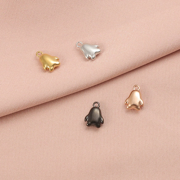 Stainless Steel Mini Electric Throw Pendant Marine Series Shell Whale Cartoon Animal Diy Jewelry Accessories