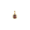 Stainless Steel Mini Elephant Lotus Heart Pendant Necklace Vacuum Plated 18K Gold Color Preservation