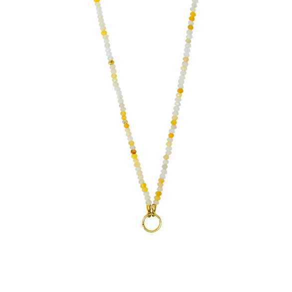 Stainless Steel Mini Elephant Lotus Heart Pendant Necklace Vacuum Plated 18K Gold Color Preservation