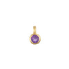 Stainless Steel Mini Elephant Lotus Heart Pendant Necklace Vacuum Plated 18K Gold Color Preservation
