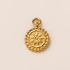 Stainless Steel Mini Elephant Lotus Heart Pendant Necklace Vacuum Plated 18K Gold Color Preservation