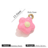 Stainless Steel Mini Poached Egg Pendant Diy Jewelry Accessories With Dripping Oil Design And 18K Vacuum Electroplating