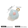 Stainless Steel Mini Poached Egg Pendant Diy Jewelry Accessories With Dripping Oil Design And 18K Vacuum Electroplating