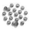 Stainless Steel Minimalist Beaded Bracelet Diy Accessories With English Letters And Numbers Electroplating