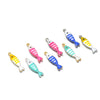 Stainless Steel Minimalist Dripping Oil Small Fish Pendant Necklace Clothing Accessories
