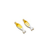 Stainless Steel Minimalist Dripping Oil Small Fish Pendant Necklace Clothing Accessories