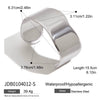 Stainless Steel Minimalist Open Bracelet Electroplating Geometric Jewelry