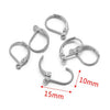 Stainless Steel Minimalist Totem Pattern French Hook Earrings Jewelry With Electroplating