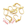 Stainless Steel Minimalist Totem Pattern French Hook Earrings Jewelry With Electroplating