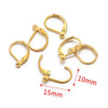 Stainless Steel Minimalist Totem Pattern French Hook Earrings Jewelry With Electroplating
