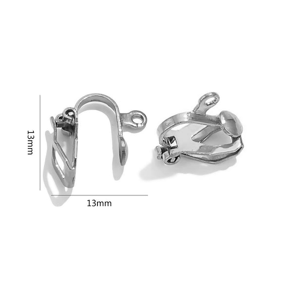 Stainless Steel Minimalist Totem Pattern French Hook Earrings Jewelry With Electroplating