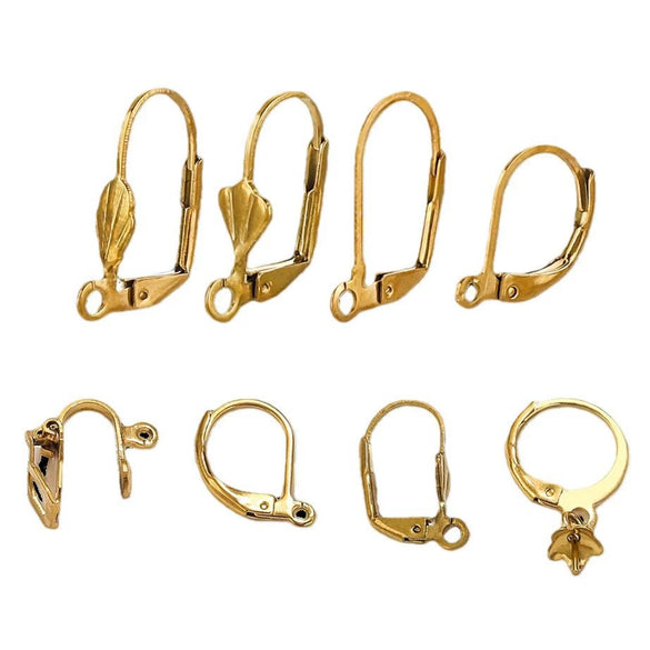 Stainless Steel Minimalist Totem Pattern French Hook Earrings Jewelry With Electroplating
