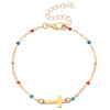 Stainless Steel Minimalist Women's Electroplated Real Gold Bracelet
