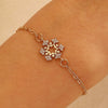 Stainless Steel Minimalist Women's Electroplated Real Gold Bracelet