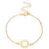 Stainless Steel Minimalist Women's Electroplated Real Gold Bracelet