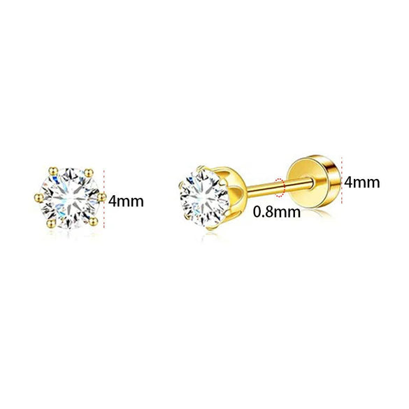 Stainless Steel Minimalist Women's Piercing Jewelry Ear Bone Nails And Cochlear Nails