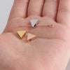 Stainless Steel Mirror Geometric Triangle Jewelry Accessories Diy Beads With Mirror Finish Polishing