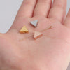 Stainless Steel Mirror Geometric Triangle Jewelry Accessories Diy Beads With Mirror Finish Polishing