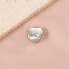 Stainless Steel Mirror Polished Heartshaped Pendant With Diamonds For Diy Jewelry Accessories Nonfading Lovely Style