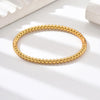 Stainless Steel Modern Style Simple Style Solid Color Solid Color Bangle