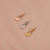 Stainless Steel Moon Pendant Jewelry Accessories With Electroplating And Small Fresh Style