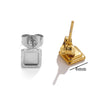 Stainless Steel Multishape Stud Earrings Electroplated Diy Jewelry Accessories