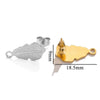 Stainless Steel Multishape Stud Earrings Electroplated Diy Jewelry Accessories