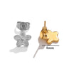 Stainless Steel Multishape Stud Earrings Electroplated Diy Jewelry Accessories