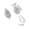 Stainless Steel Multistrand Snap Button Jewelry Accessories For Diy Handmade Bracelet And Necklace Connection Buckle Round Pattern Electroplated