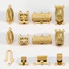 Stainless Steel Multistrand Snap Button Jewelry Accessories For Diy Handmade Bracelet And Necklace Connection Buckle Round Pattern Electroplated