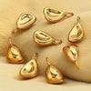 Stainless Steel Multistyle Pendant With Love Drops Bells Pattern Electroplated Diy Accessories