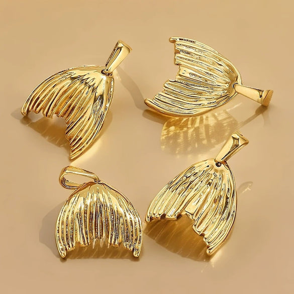 Stainless Steel Multistyle Pendant With Love Drops Bells Pattern Electroplated Diy Accessories