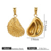 Stainless Steel Multistyle Pendant With Love Drops Bells Pattern Electroplated Diy Accessories