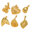 Stainless Steel Multistyle Pendant With Love Drops Bells Pattern Electroplated Diy Accessories