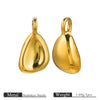 Stainless Steel Multistyle Pendant With Love Drops Bells Pattern Electroplated Diy Accessories