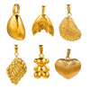 Stainless Steel Multistyle Pendant With Love Drops Bells Pattern Electroplated Diy Accessories