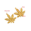 Stainless Steel Natural Geometric Flower Leaf Bow Knot Hollow Sun Jewelry Accessories For Diy Necklace Earrings Bracelet