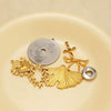 Stainless Steel Natural Geometric Flower Leaf Bow Knot Hollow Sun Jewelry Accessories For Diy Necklace Earrings Bracelet
