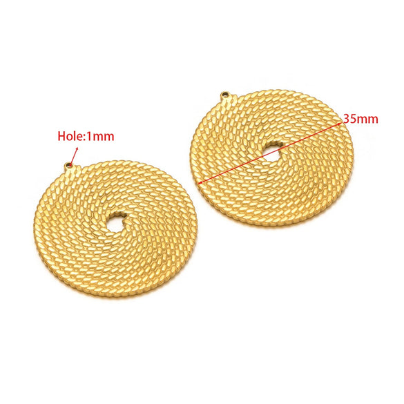 Stainless Steel Natural Geometric Flower Leaf Bow Knot Hollow Sun Jewelry Accessories For Diy Necklace Earrings Bracelet