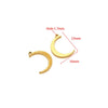 Stainless Steel Natural Geometric Flower Leaf Bow Knot Hollow Sun Jewelry Accessories For Diy Necklace Earrings Bracelet